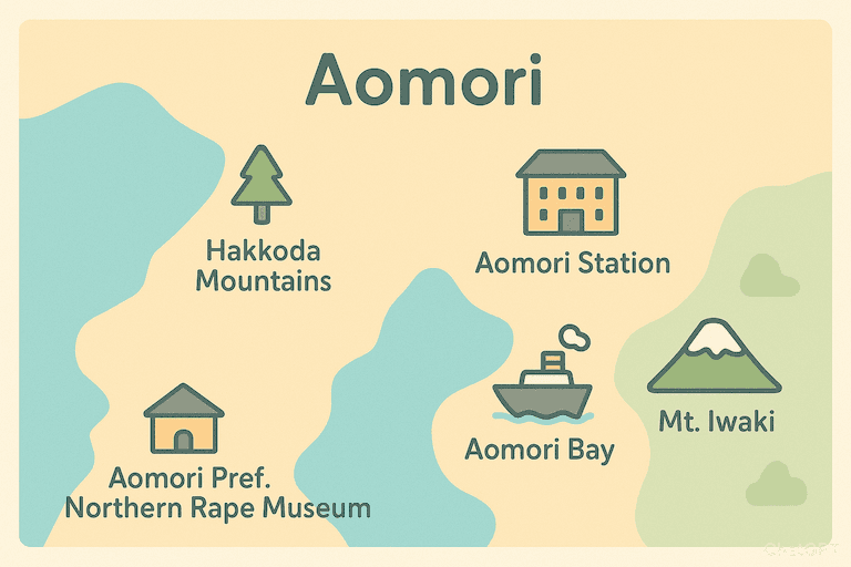 Aomori map
