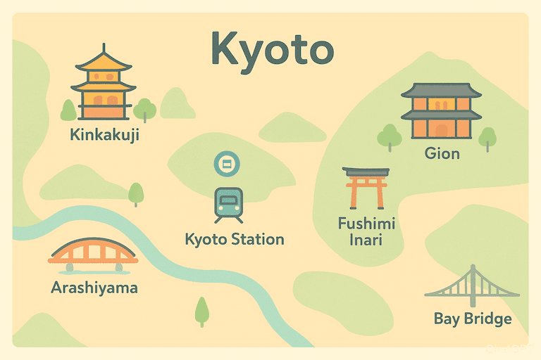 Kyoto map