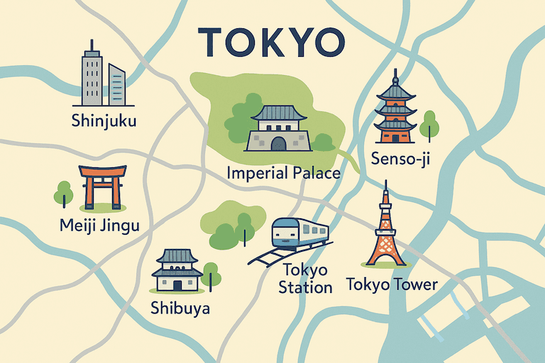 Tokyo map
