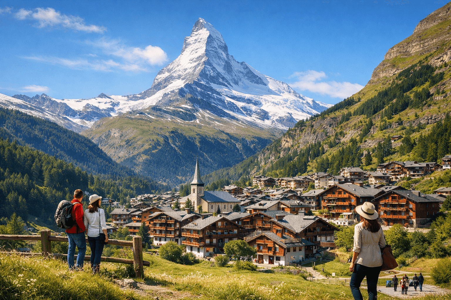 Zermatt Switzerland - Alpine Elegance Beneath the Matterhorn