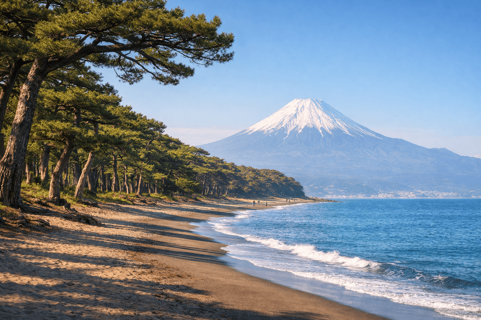 Miho-no-Matsubara - Mount Fuji and Beach