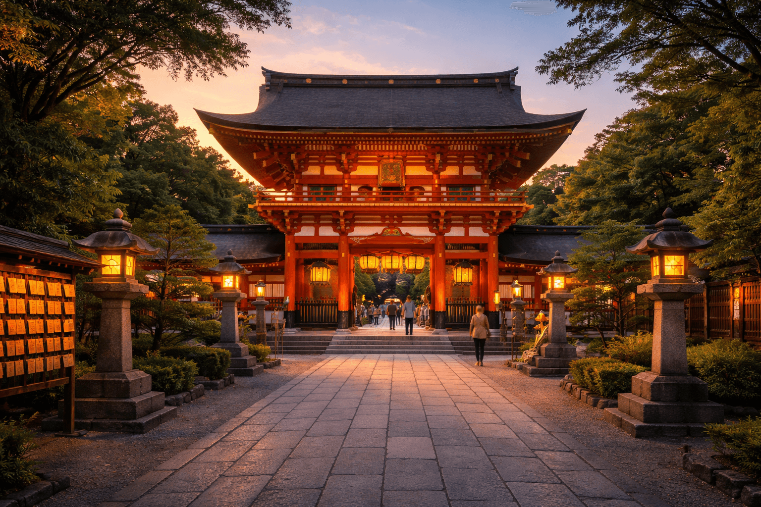 Yasaka Shrine Golden Hour