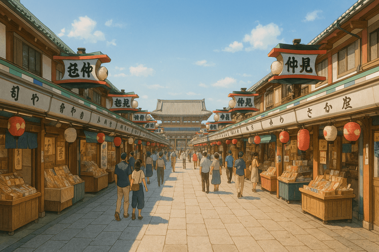 Nakamise Dori Street