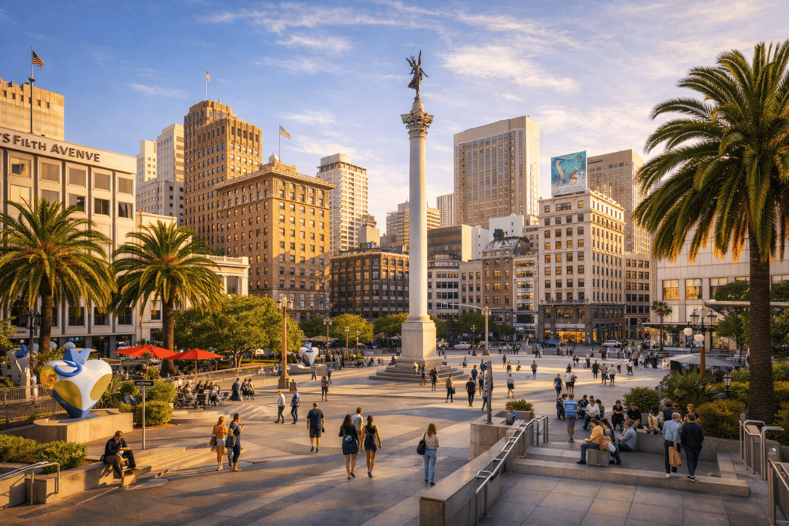 Union Square Golden Hour