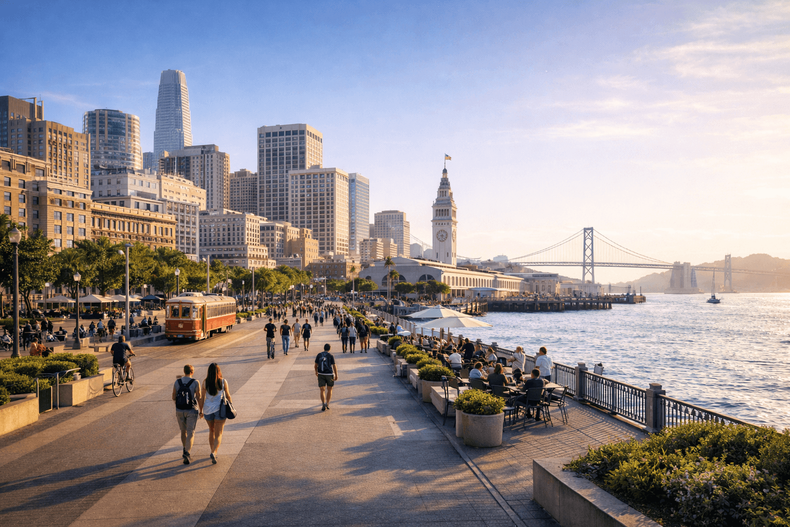 The Embarcadero Sunset