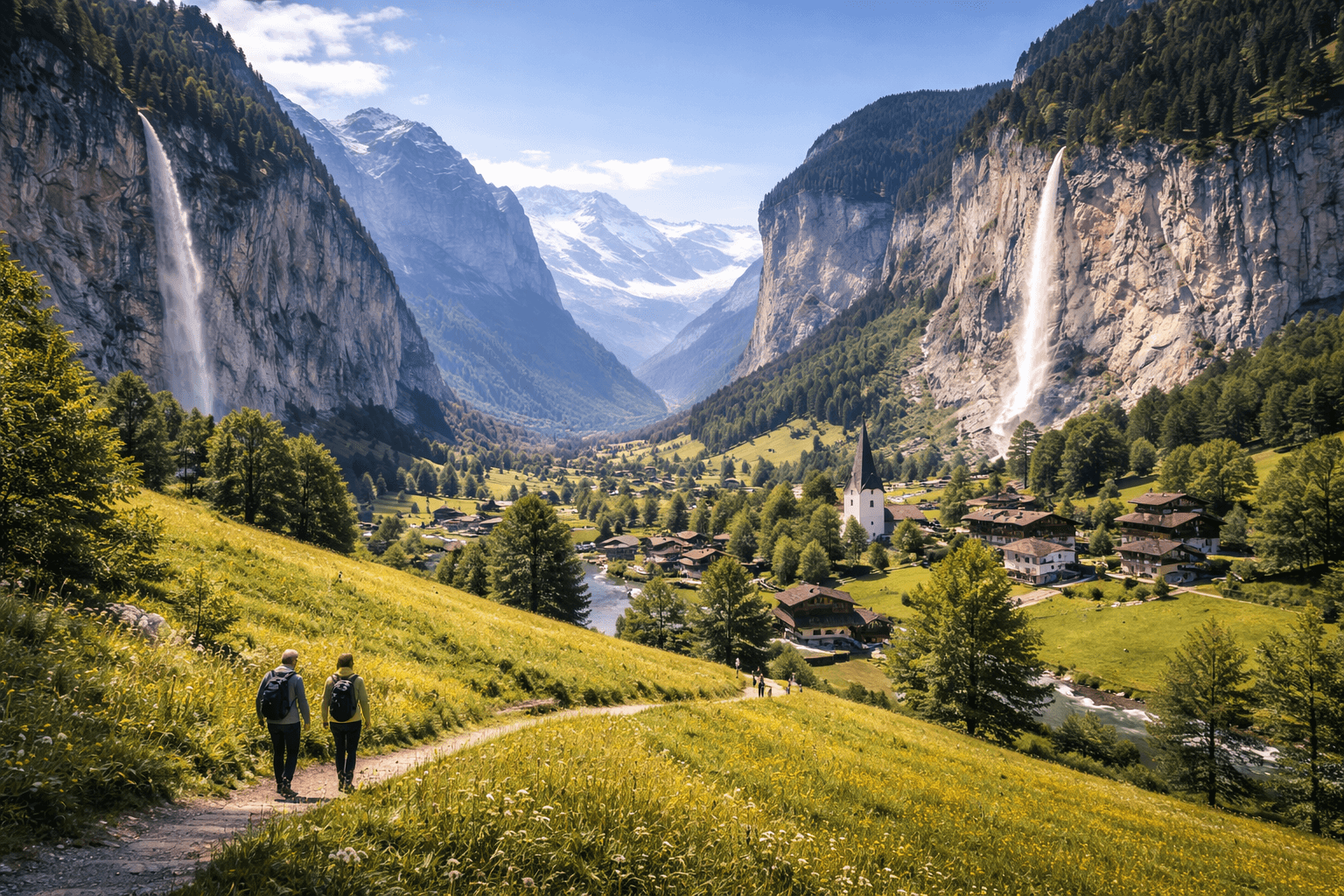 Lauterbrunnen Valley - Hiking Through